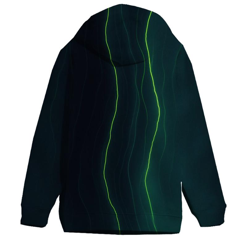 Abyssal Neon Veil heavyweight hoodies