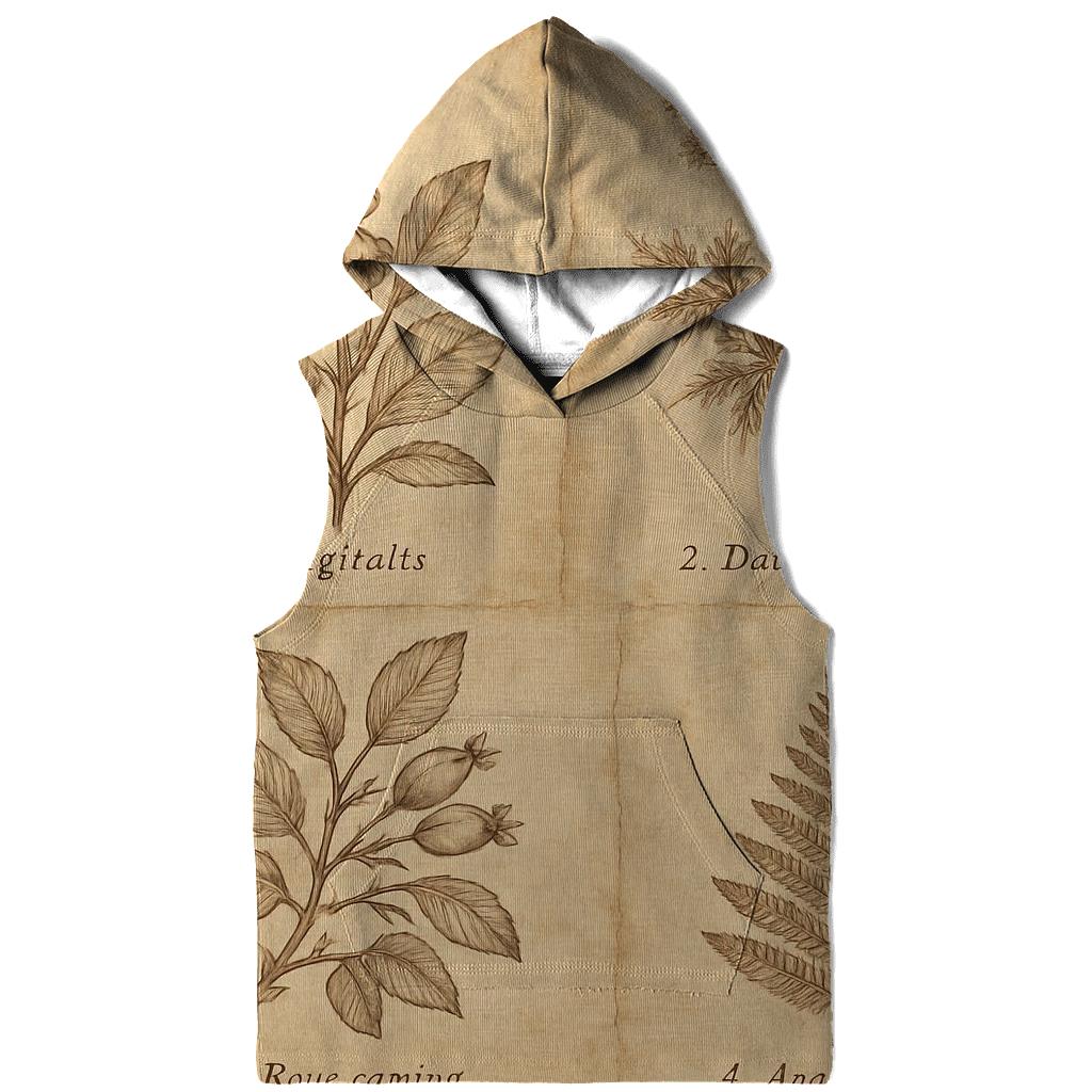Sepia Botanical Illustration Set hoodie designs
