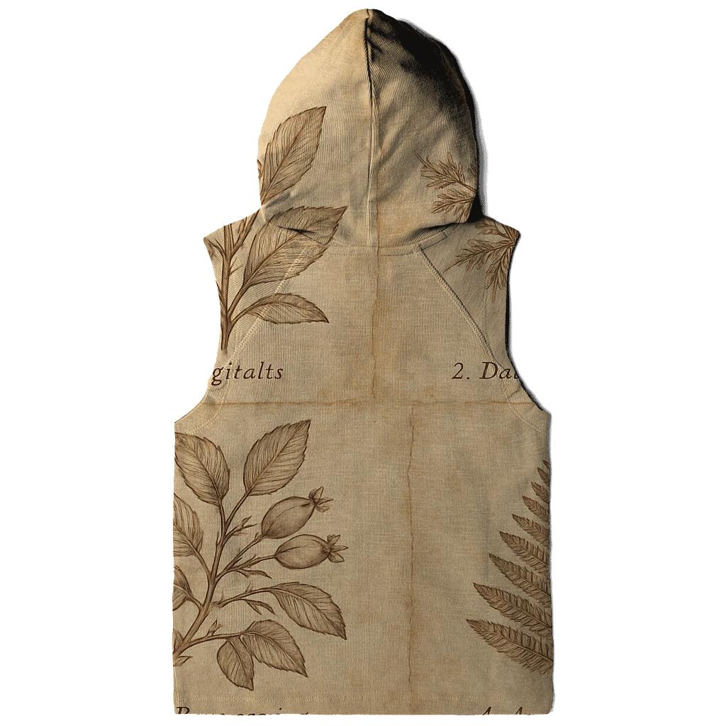 Sepia Botanical Illustration Set hoodie designs
