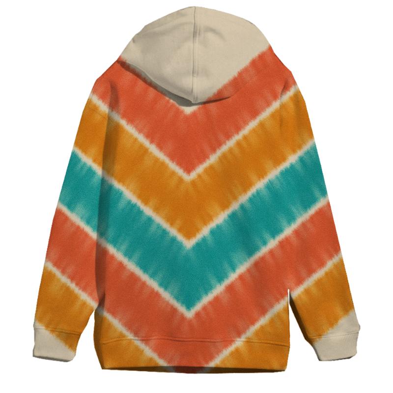 Chevron Accordion Fold lightweight hoodies