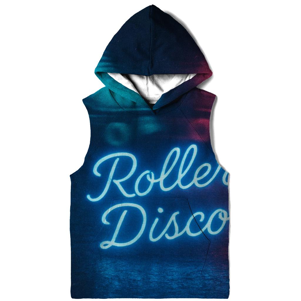 Retro Roller Rink Neon Lights lightweight hoodies