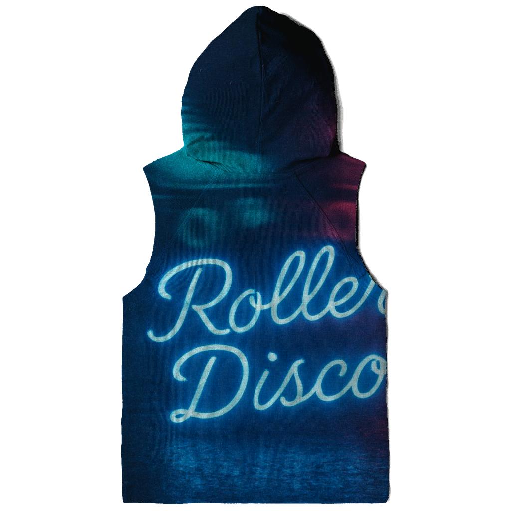 Retro Roller Rink Neon Lights lightweight hoodies