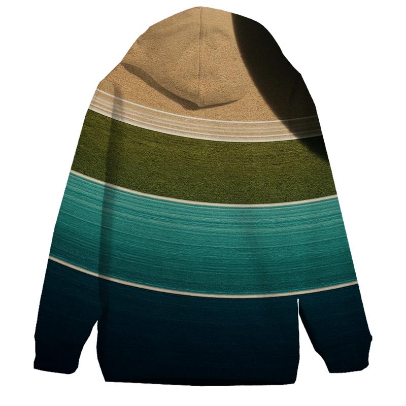 Ring-Plane Horizon zip-up hoodies