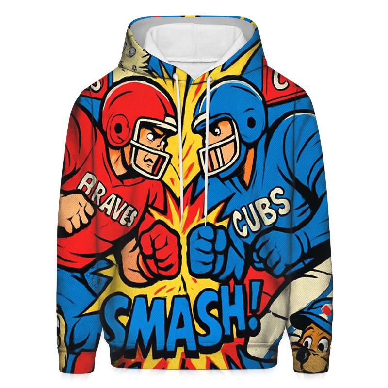 Comic Book Grandstand Brawl designer hoodies