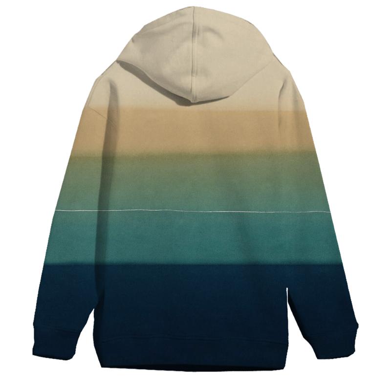 Horizon Lagoon Stripes graphic hoodies