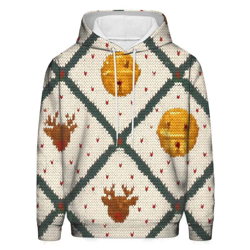 Sleigh Bell Crisscross Design hoodie trends