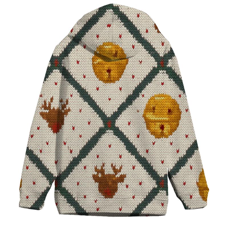 Sleigh Bell Crisscross Design hoodie trends