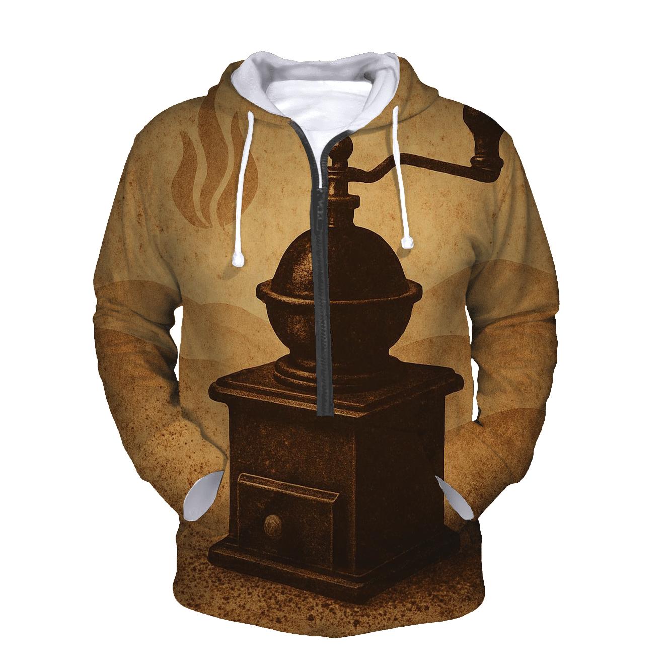 Vintage Mill Silhouette embroidered hoodies