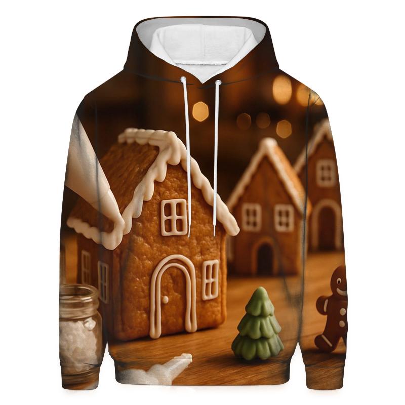 Gingerbread Workshop Glow custom hoodies
