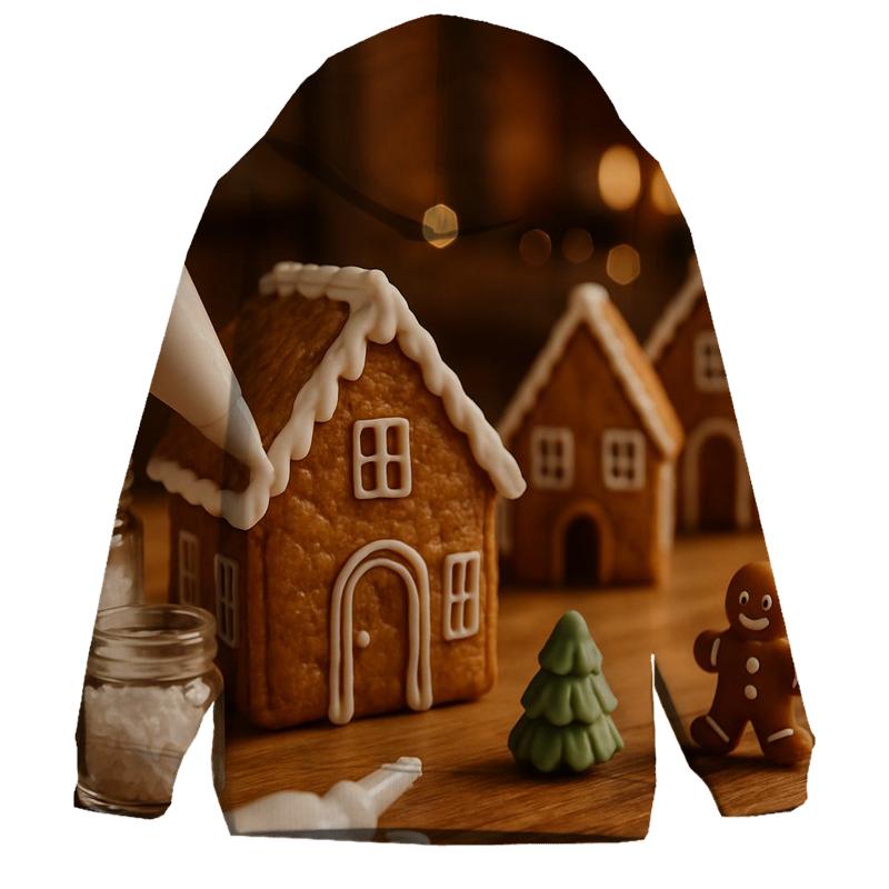 Gingerbread Workshop Glow custom hoodies