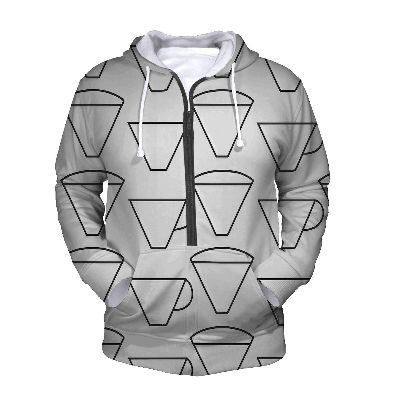 Filter Grid Geometry hoodies fashion