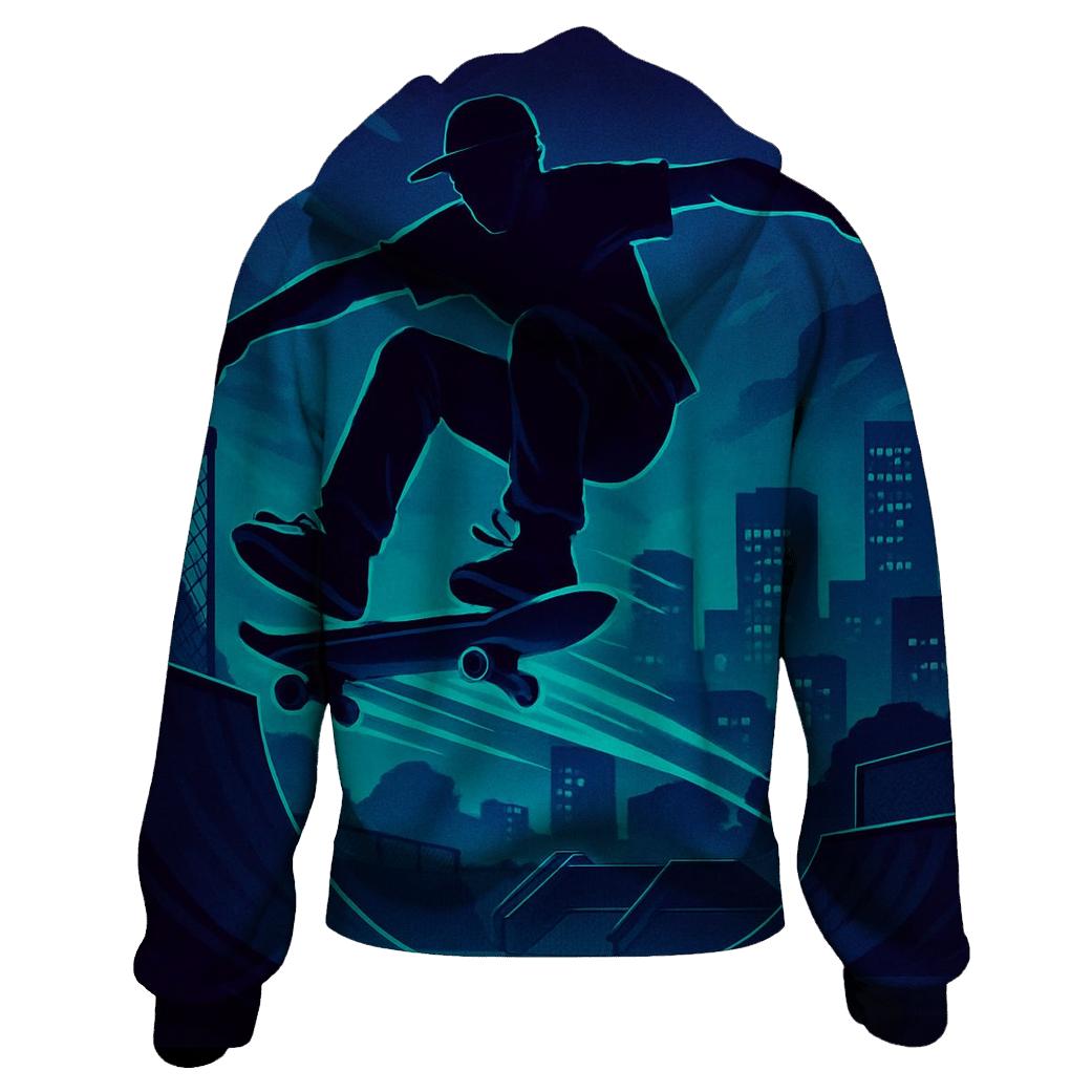 Night Skate Park hoodies fashion
