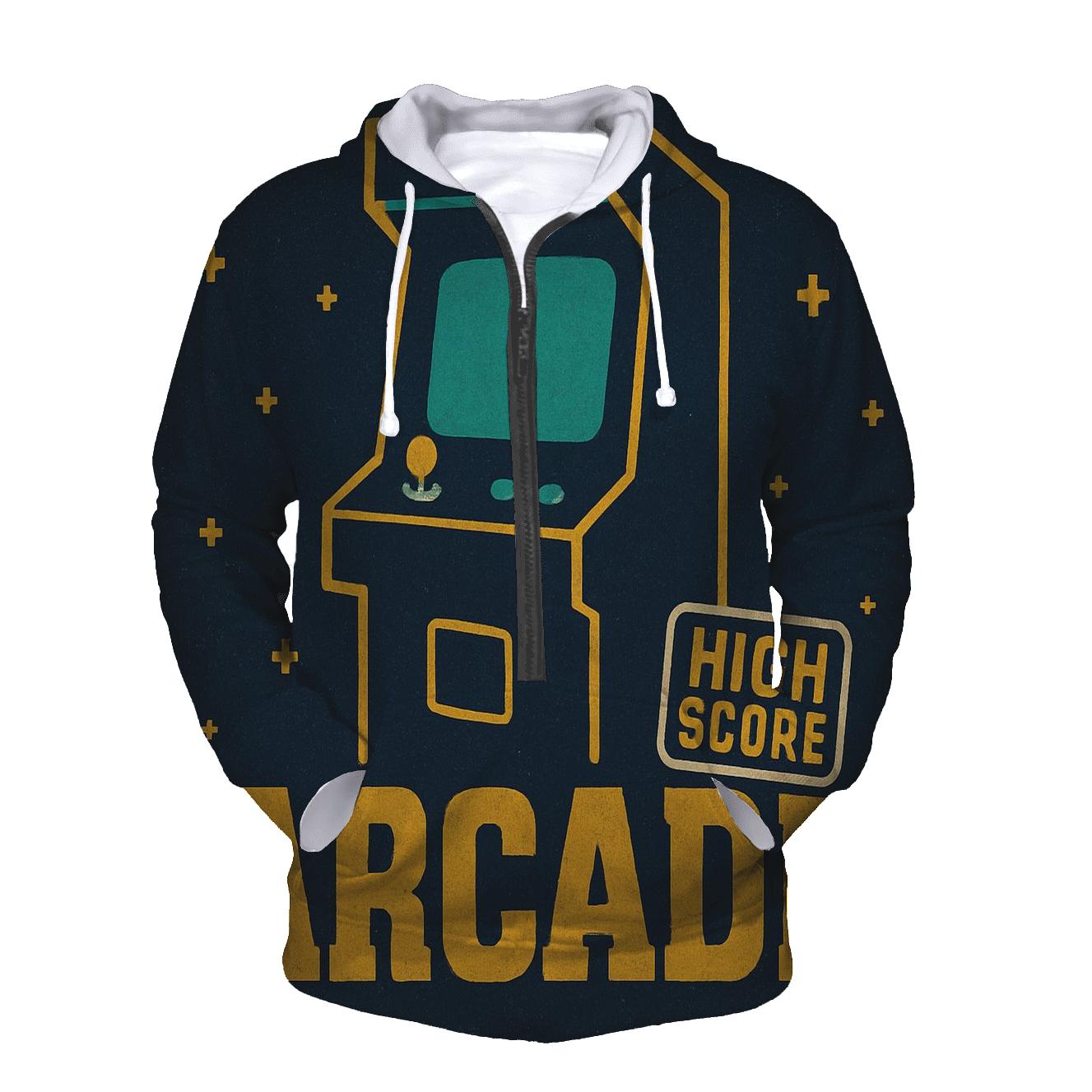 Old School Arcade Night custom hoodies