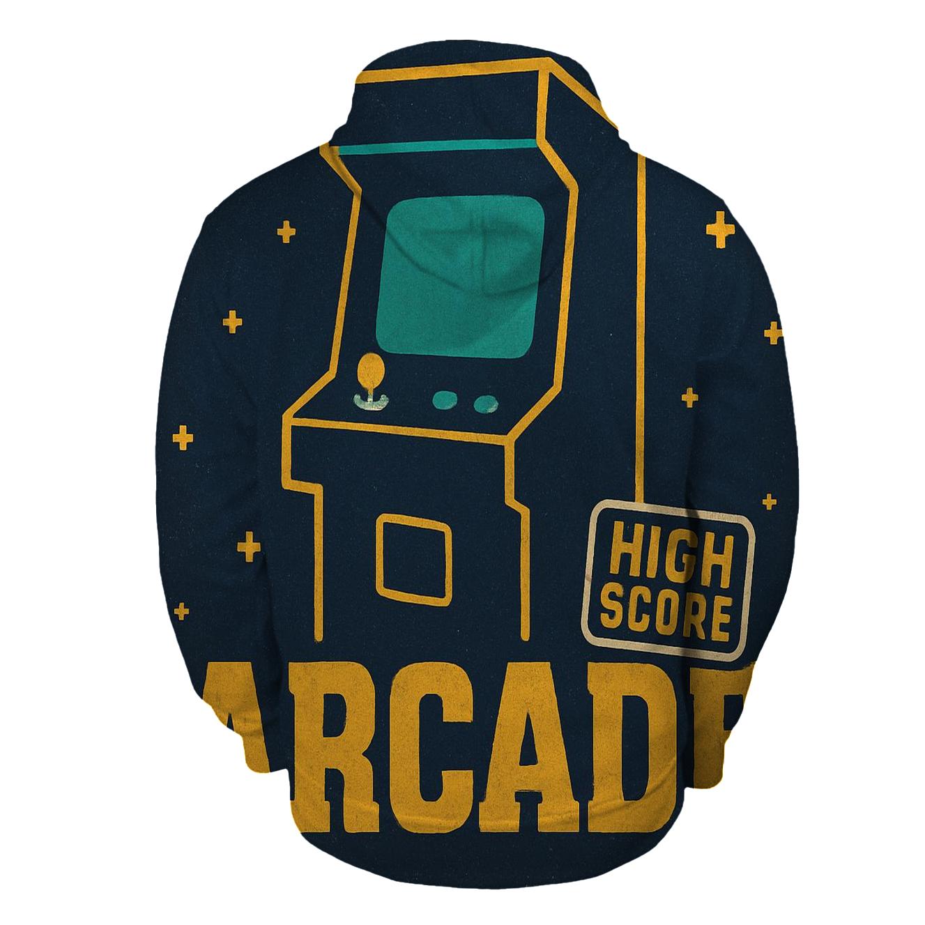 Old School Arcade Night custom hoodies