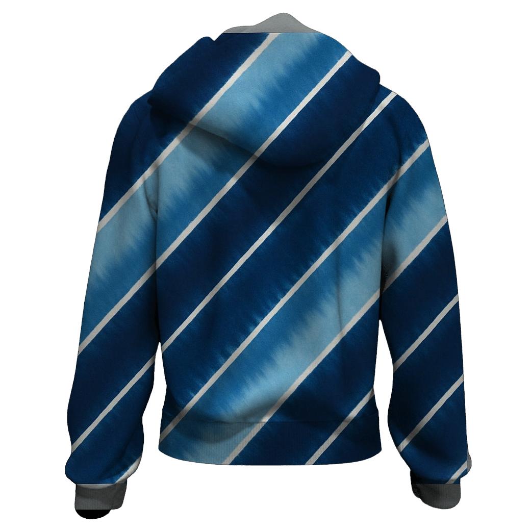 Indigo Arashi Diagonals lightweight hoodies