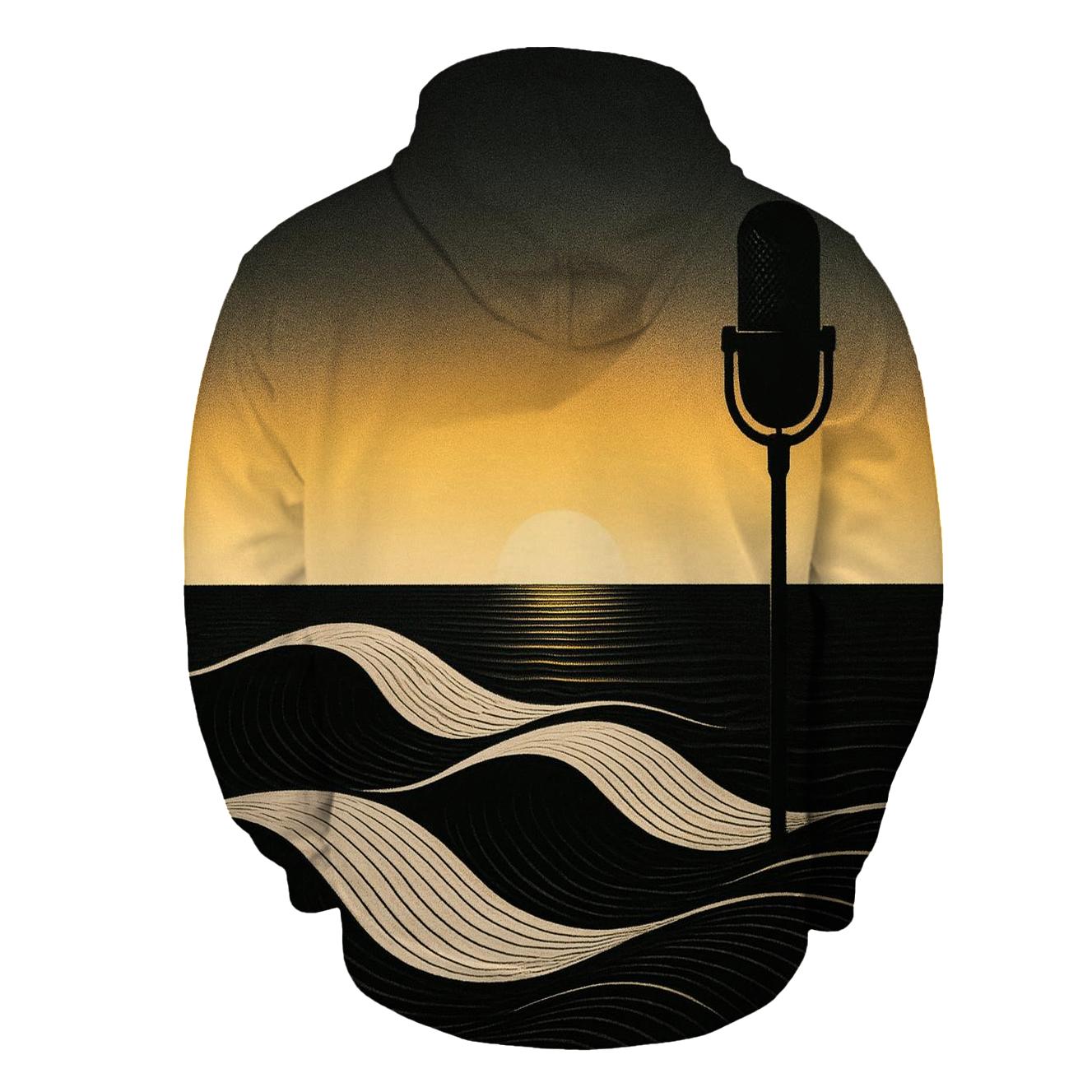 Vinyl Wave Horizon custom hoodies