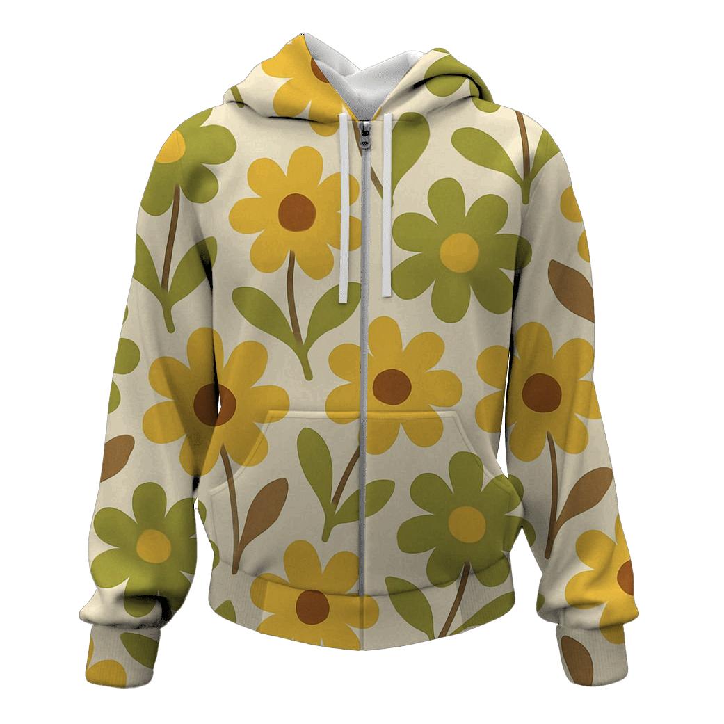 Mellow Groove Florals custom hoodies