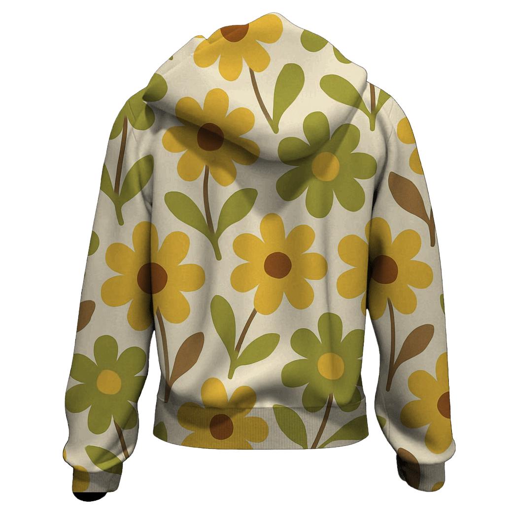 Mellow Groove Florals custom hoodies