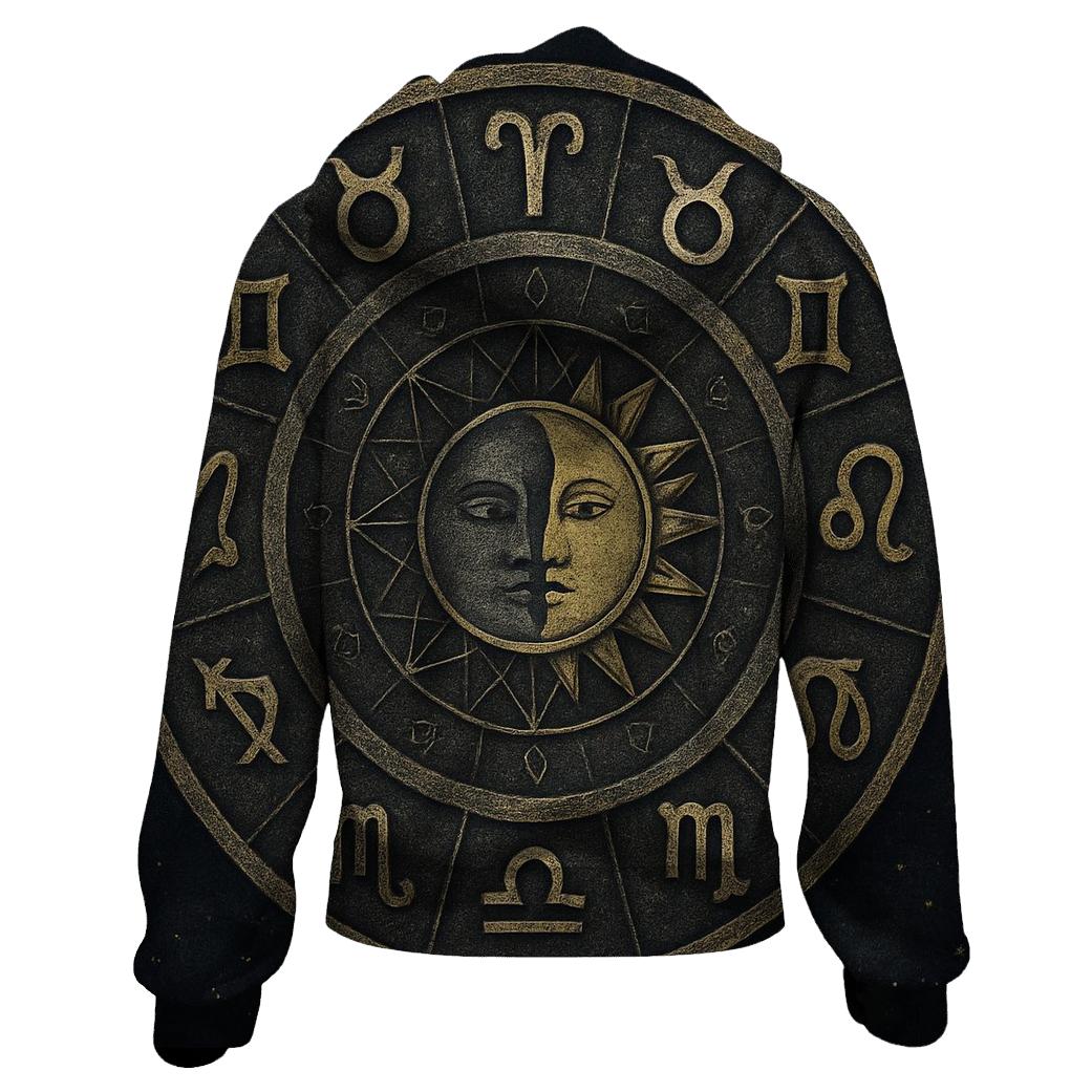 Zodiac Wheel Mandala Circle hoodie trends