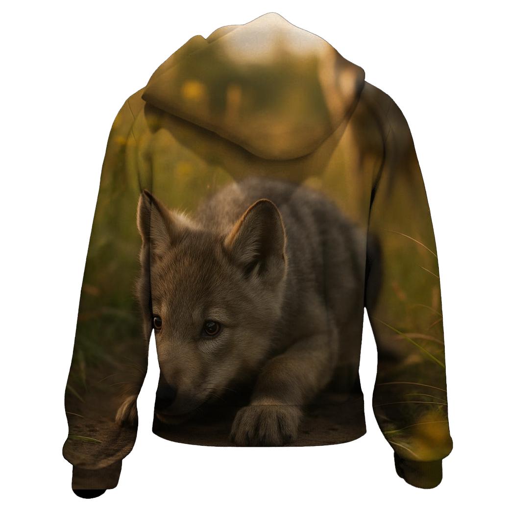 Pup Learning To Stalk lightweight hoodies