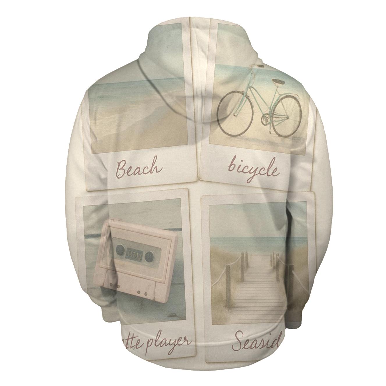 Polaroid Summer Collage zip-up hoodies