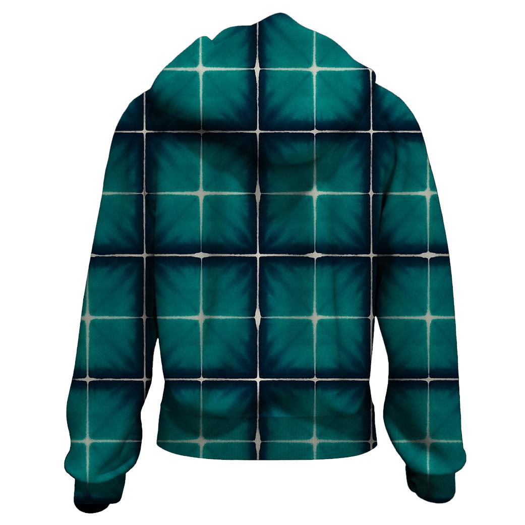 Itajime Checkerboard heavyweight hoodies