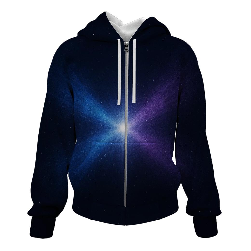 Pulsar Beam Cross heavyweight hoodies