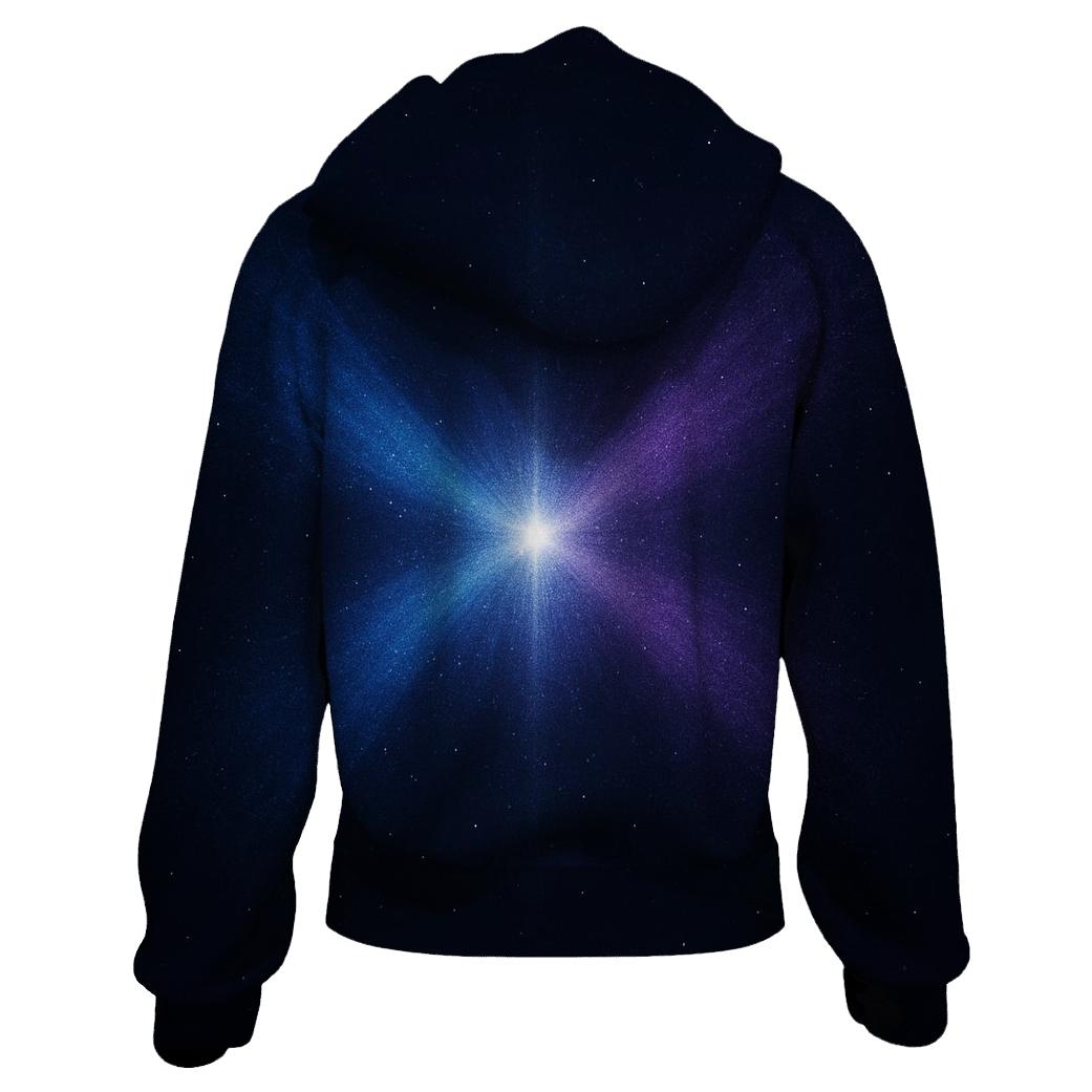 Pulsar Beam Cross heavyweight hoodies
