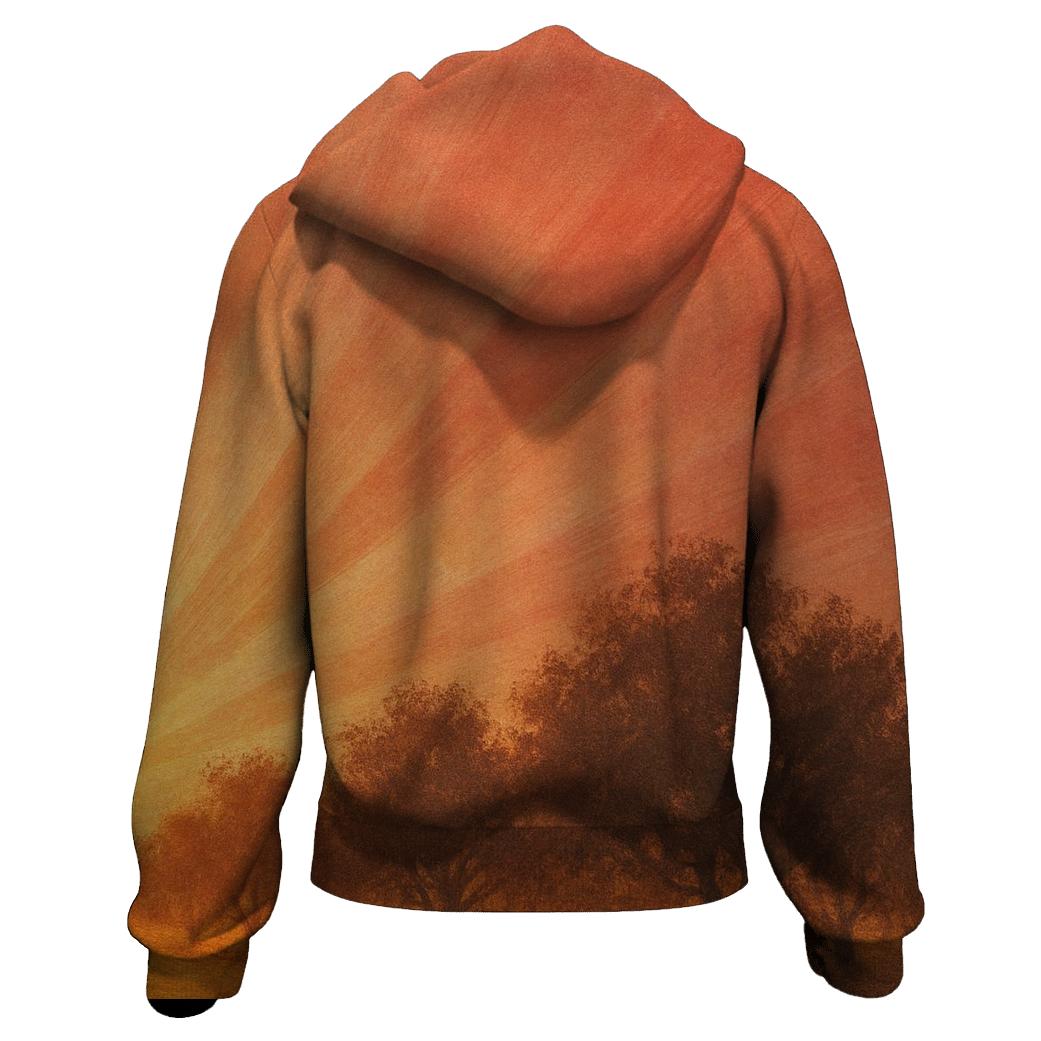 Sunset Orchard Sweep custom hoodies