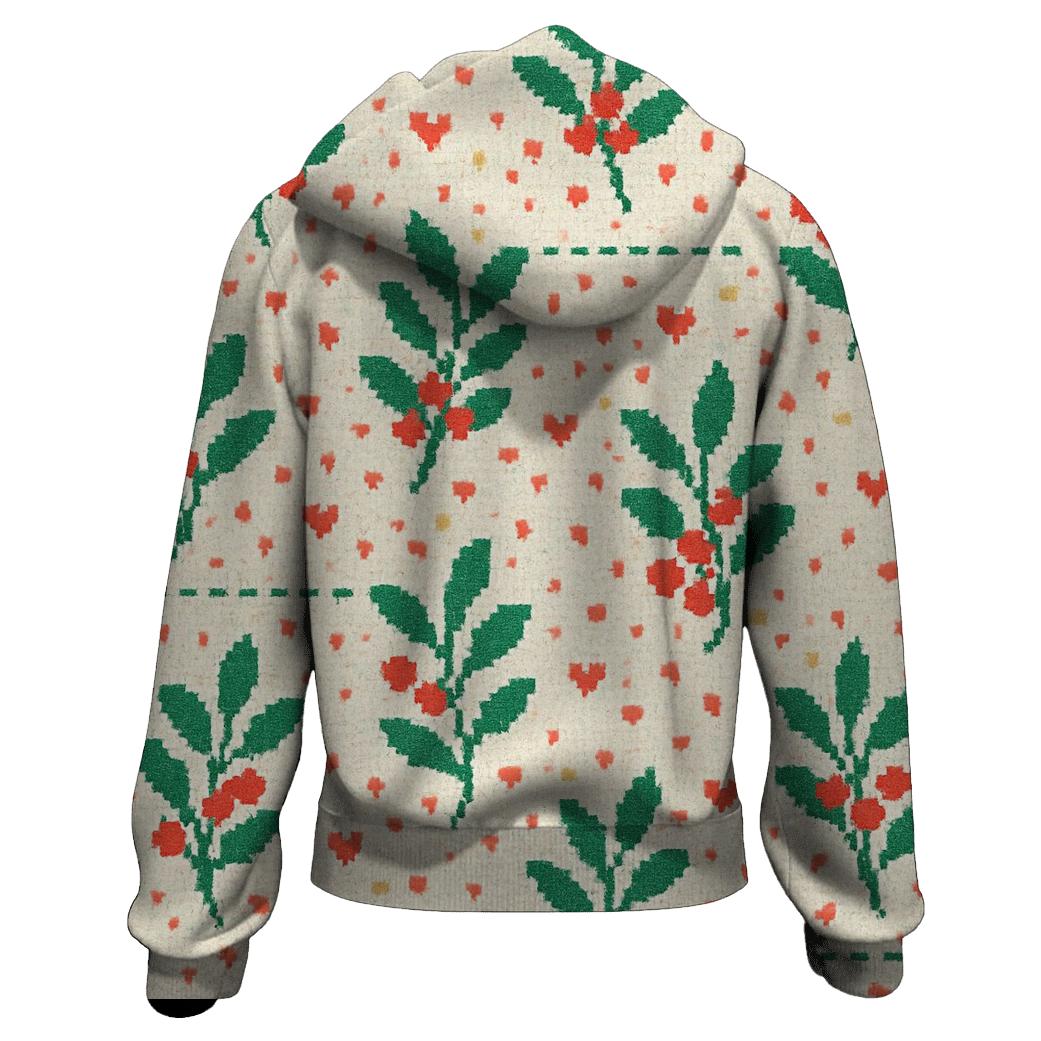 Merry Mistletoe Confetti Design hoodie trends