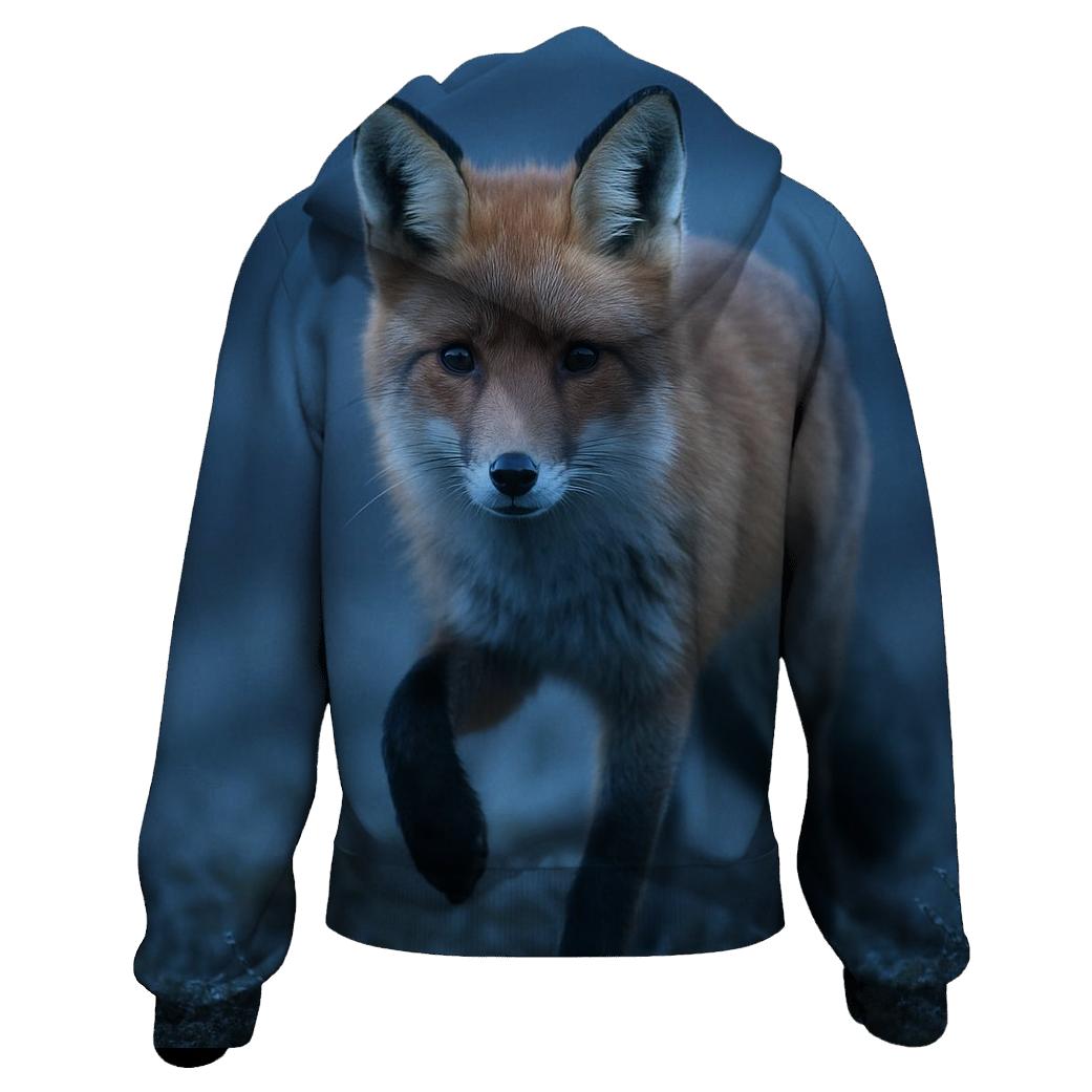 Crepuscular Hunt — Red Fox premium hoodies