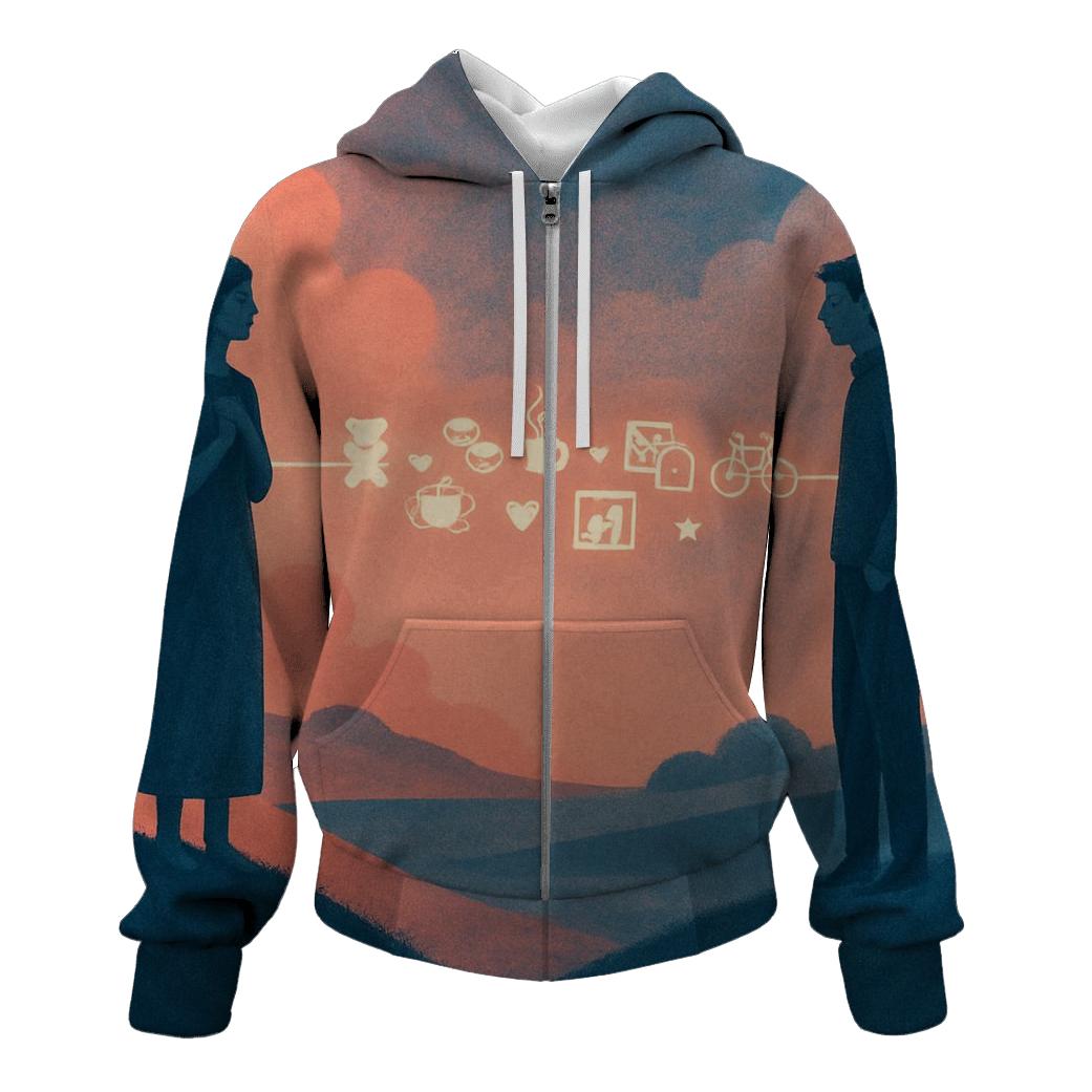 A Thread Between Horizons pullover hoodies