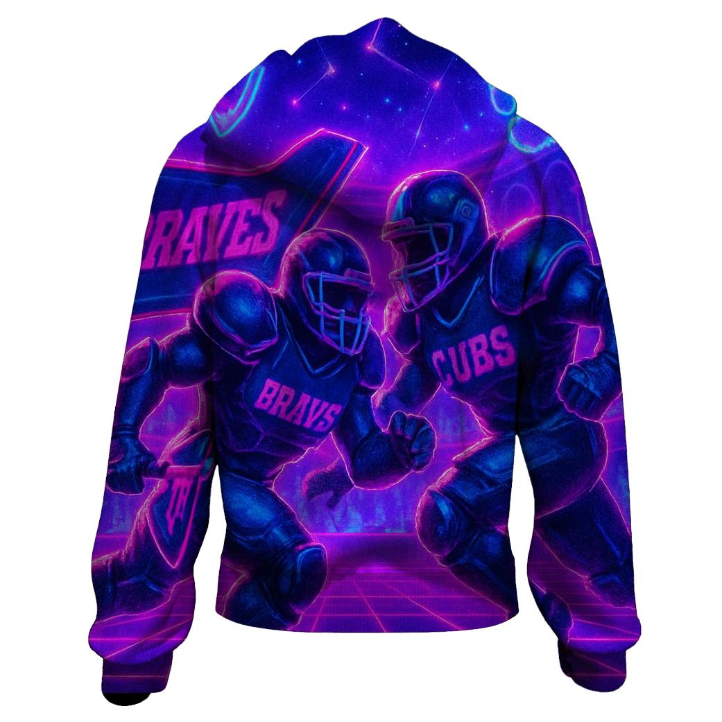 Neon Coliseum Clash lightweight hoodies