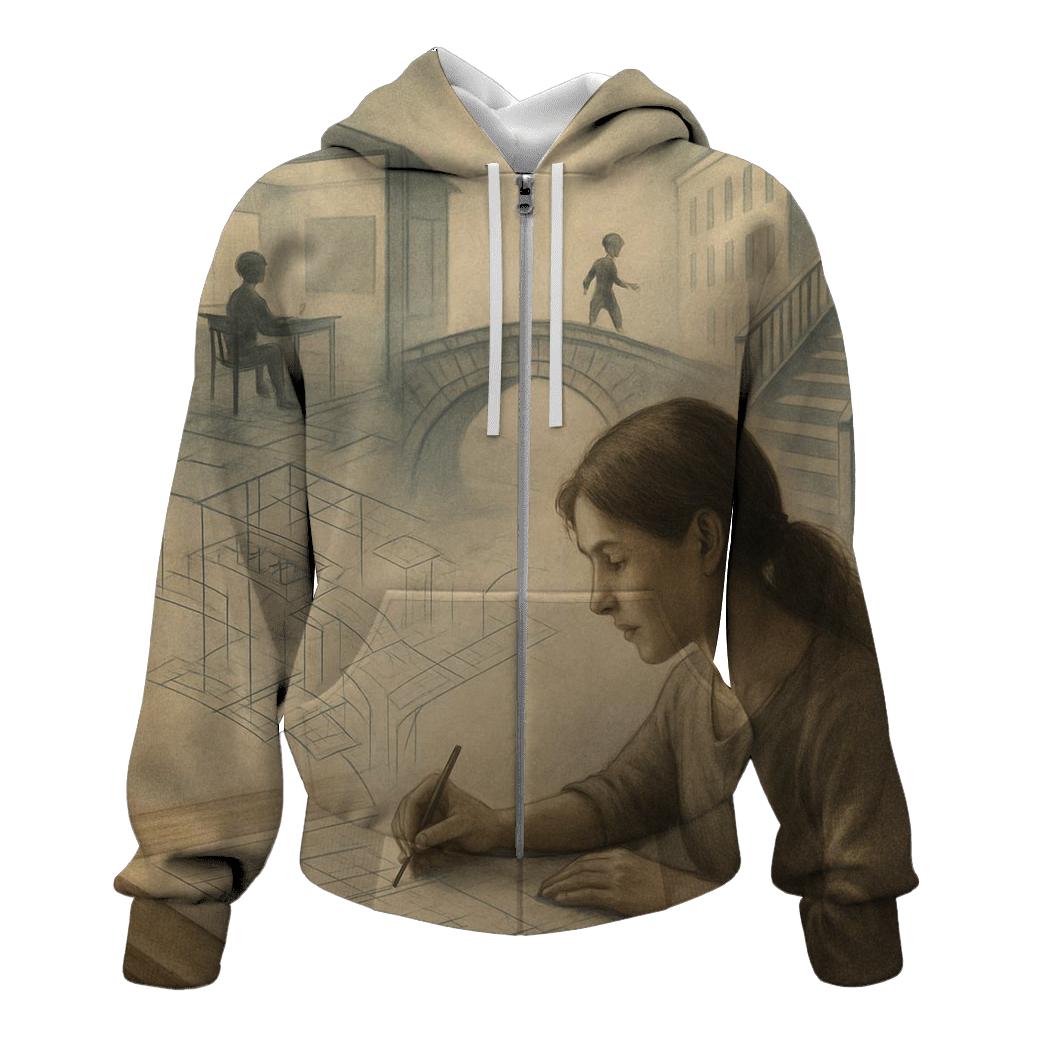 The Quiet Architect designer hoodies