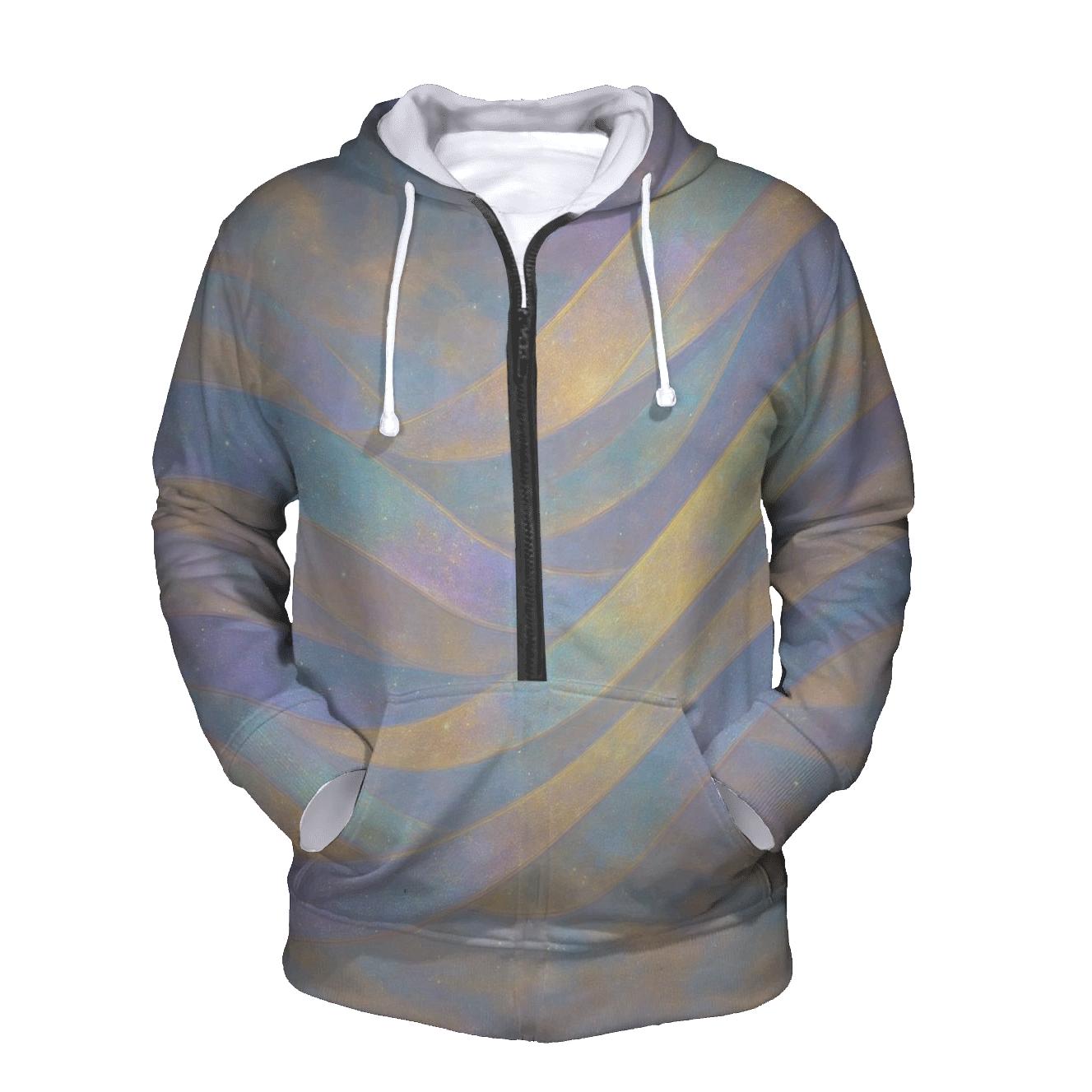 Opal Aurora Weave pullover hoodies