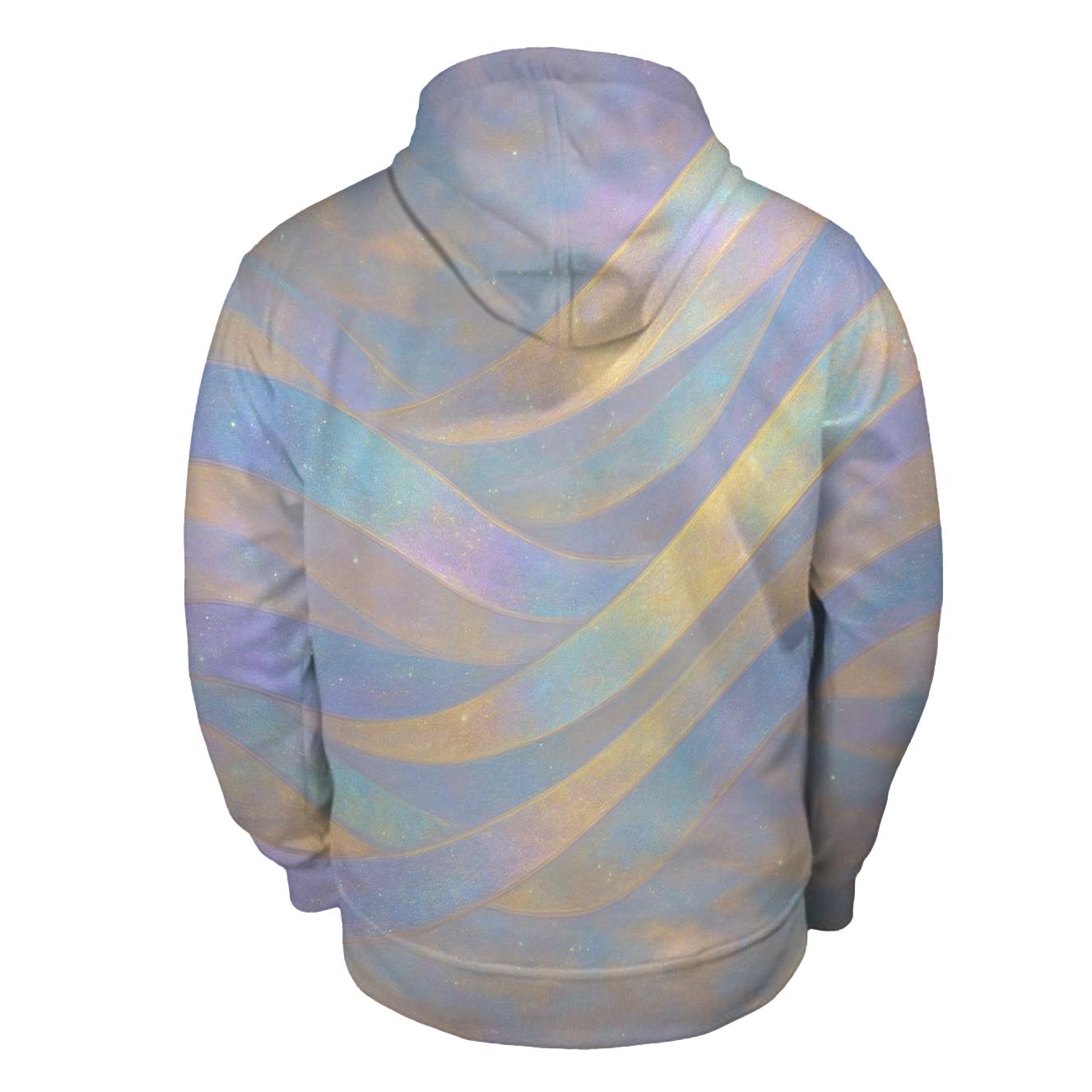 Opal Aurora Weave pullover hoodies