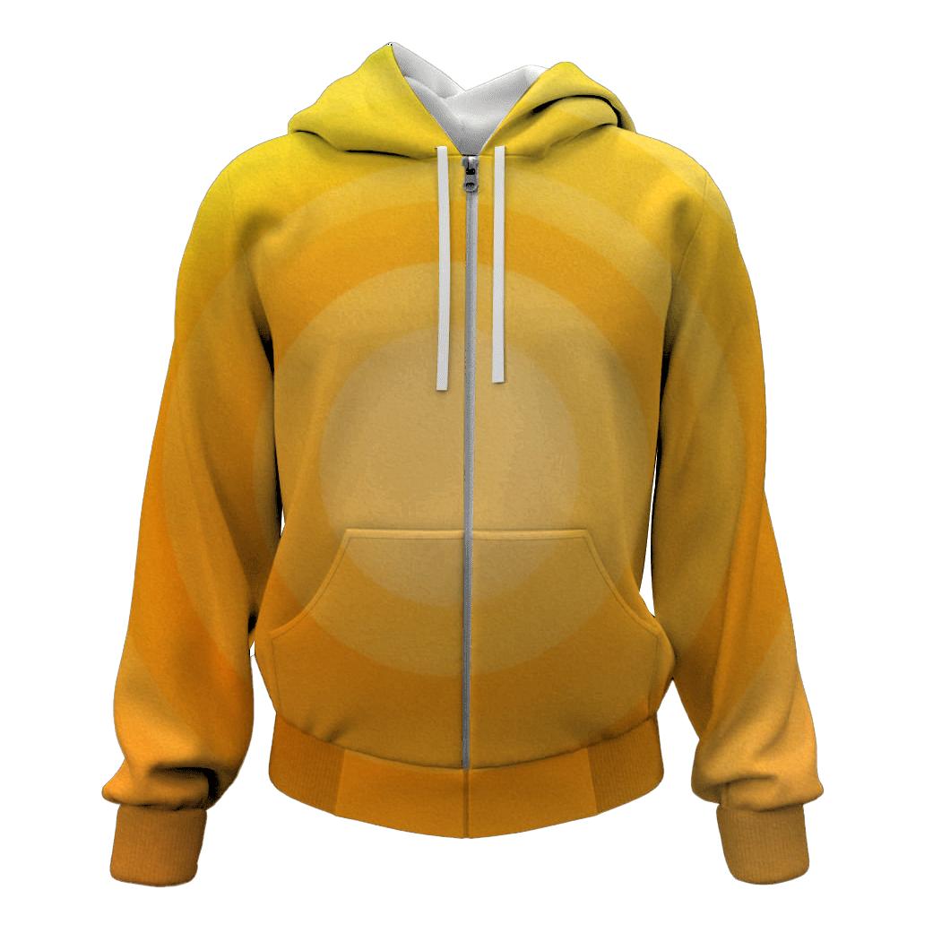 Citrus Sorbet Fade lightweight hoodies
