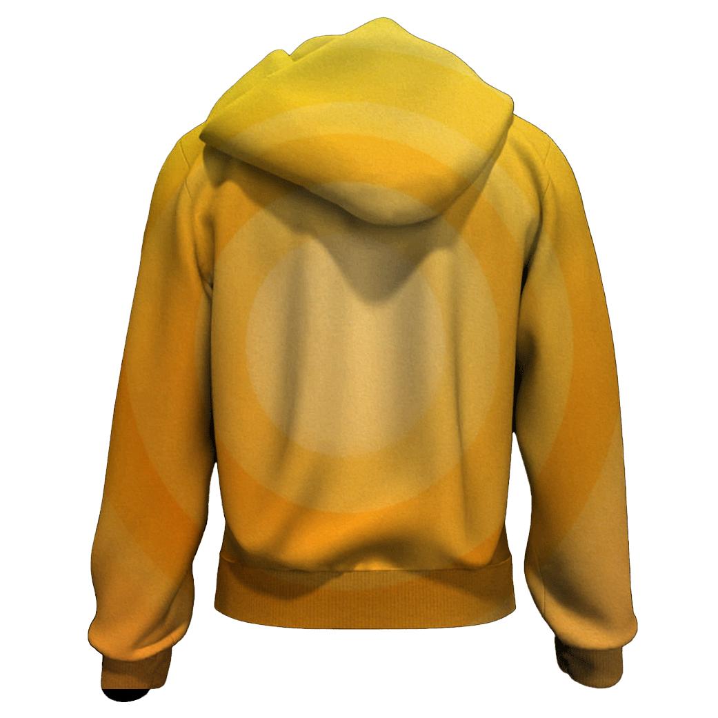 Citrus Sorbet Fade lightweight hoodies