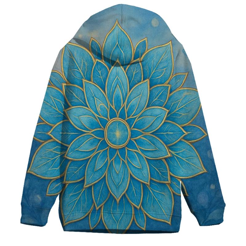 Luminous Mandala Garden hoodie designs