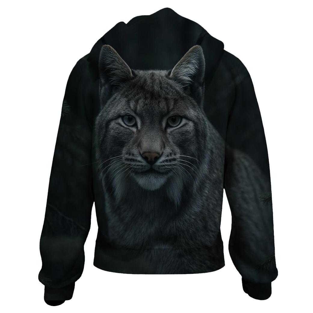 Boreal Stalker — Lynx Portrait hoodies fashion