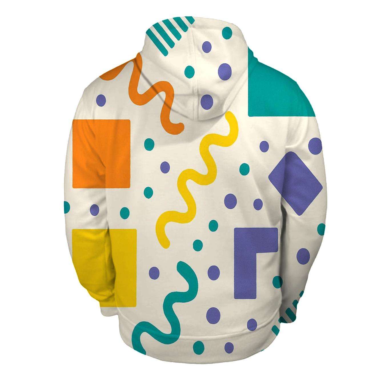 Retro Memphis Shuffle hoodies fashion