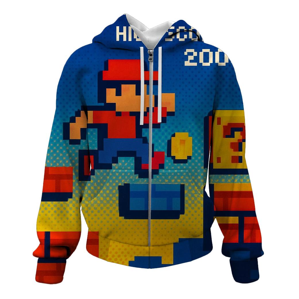 Vintage Arcade Pixel Art heavyweight hoodies