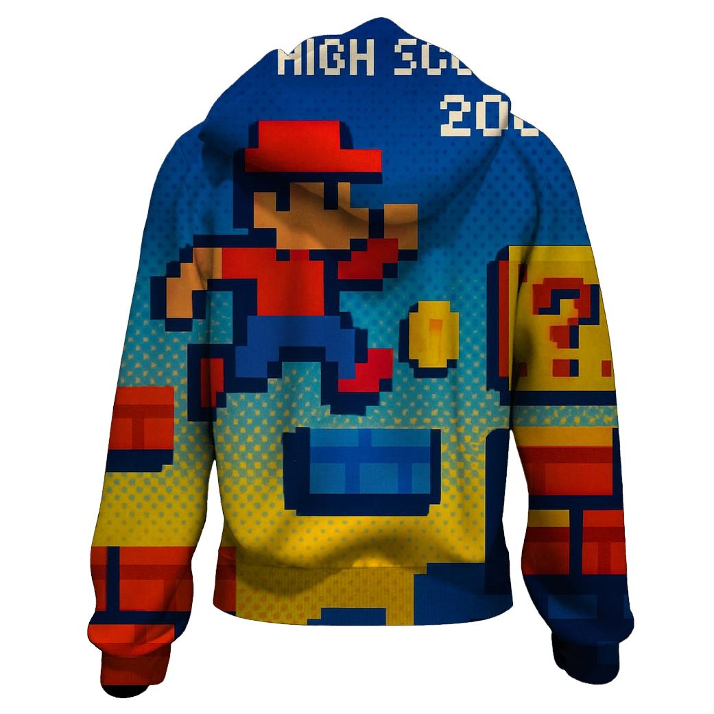 Vintage Arcade Pixel Art heavyweight hoodies