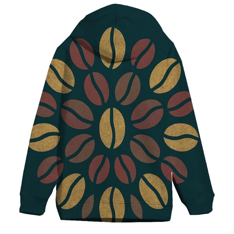 Bean Bloom Emblem zip-up hoodies