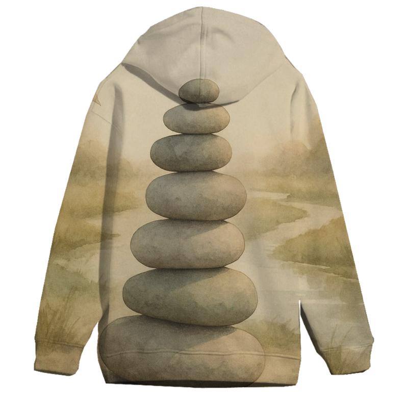 Path Of Quiet Stones embroidered hoodies