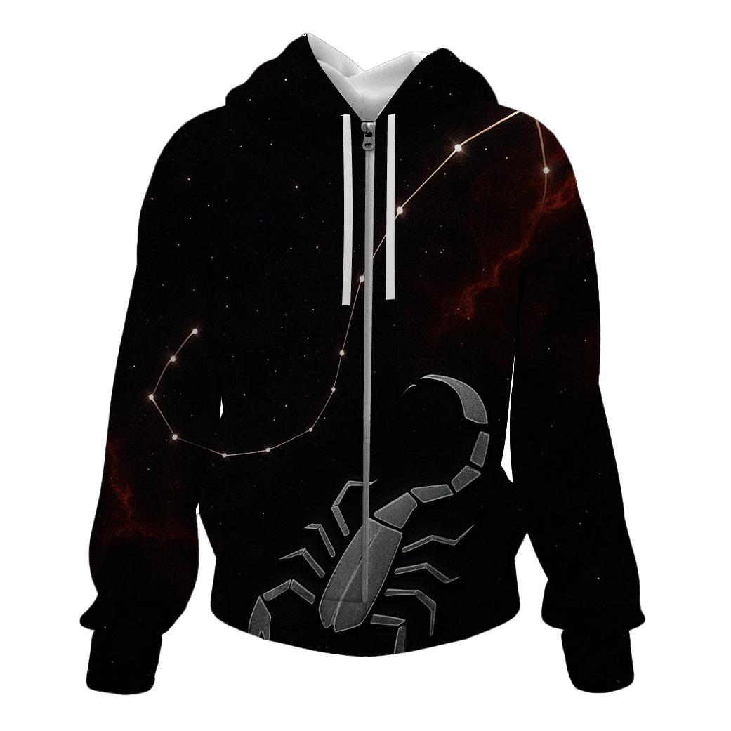 Scorpio Galactic Scorpion Design designer hoodies