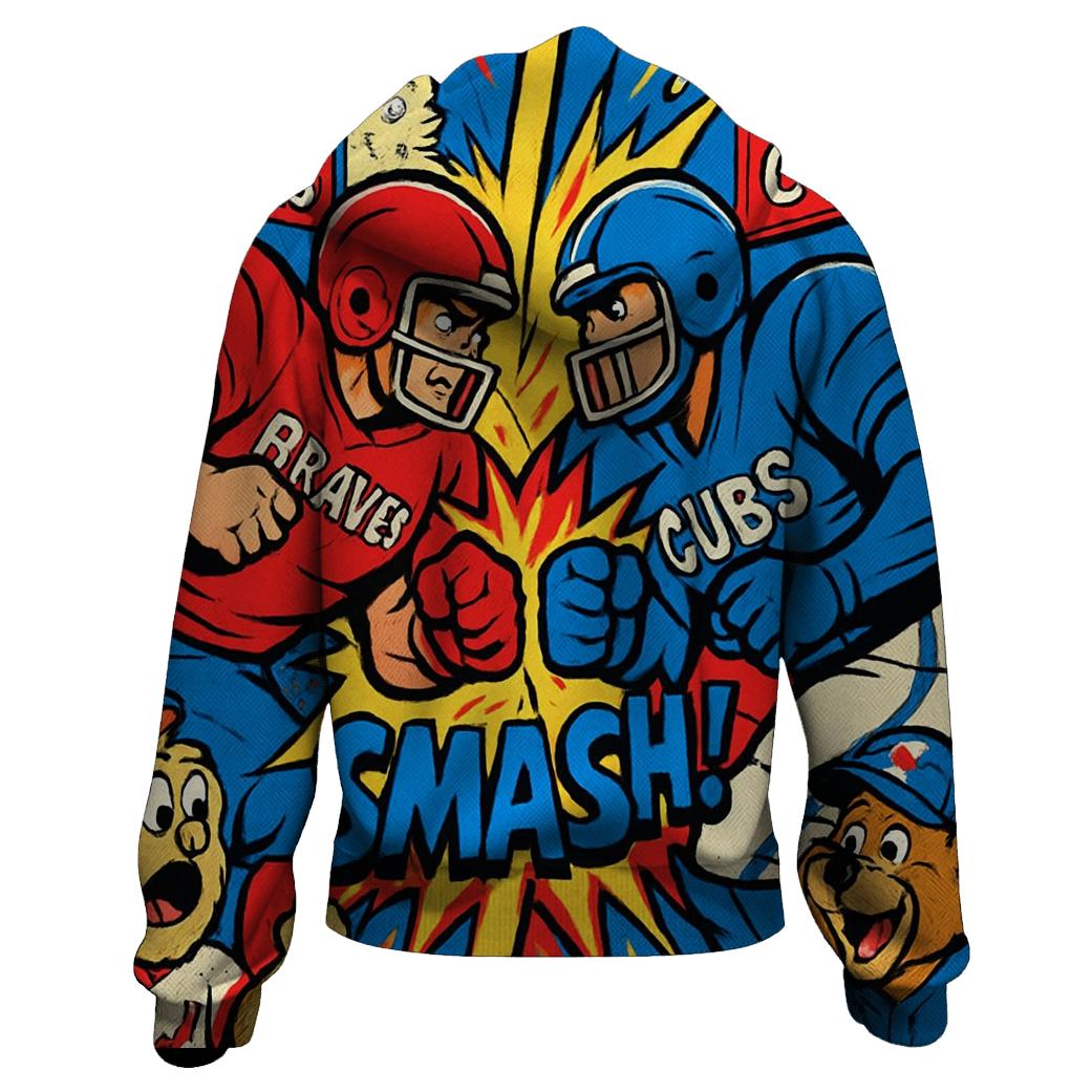 Comic Book Grandstand Brawl custom hoodies