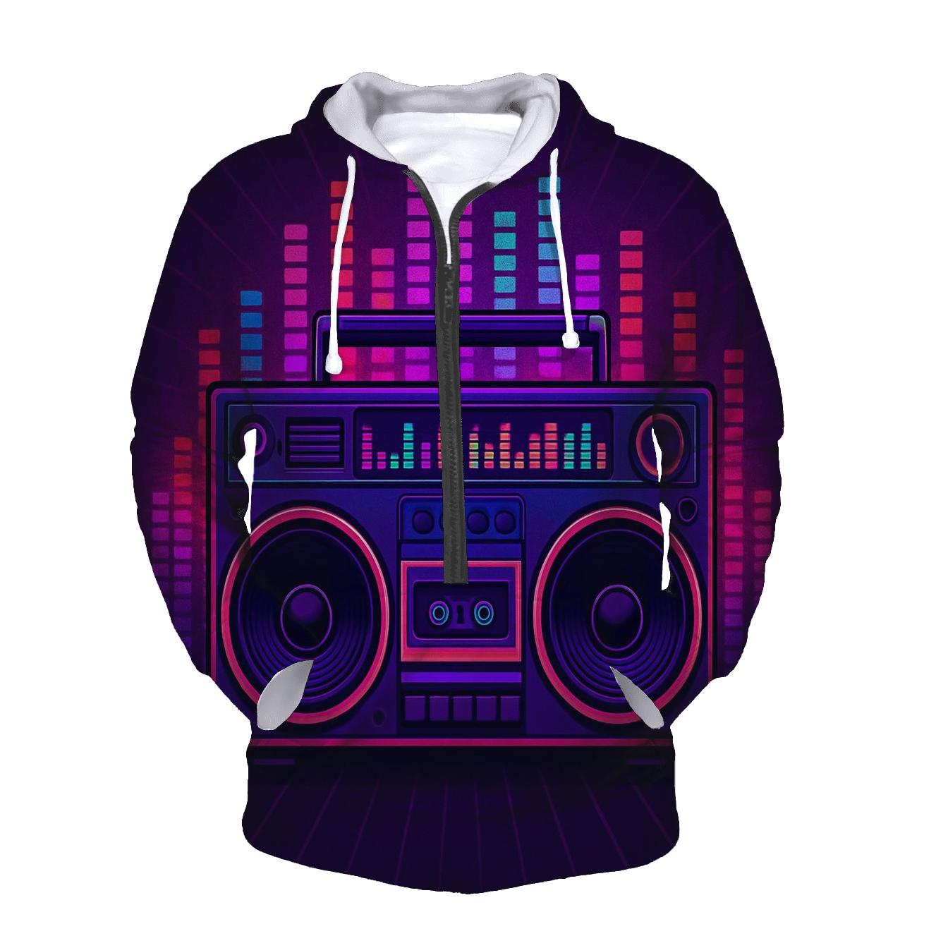 Boom Box Rhythm hoodie designs
