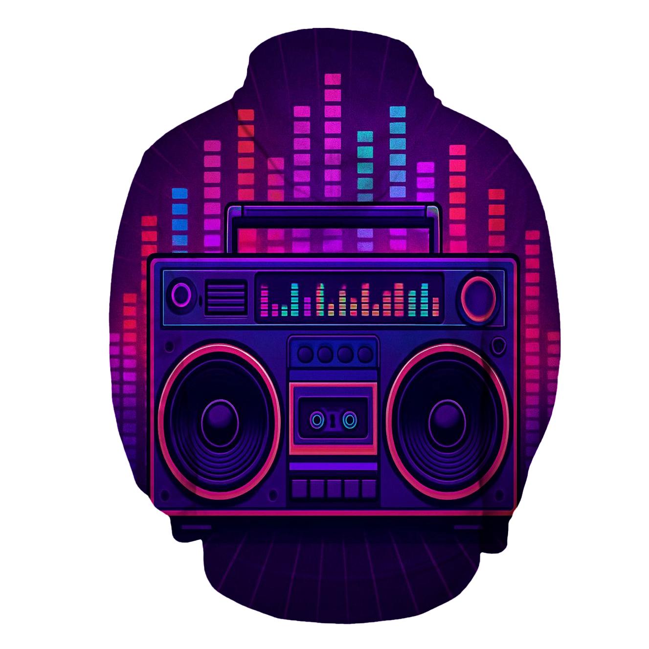 Boom Box Rhythm hoodie designs