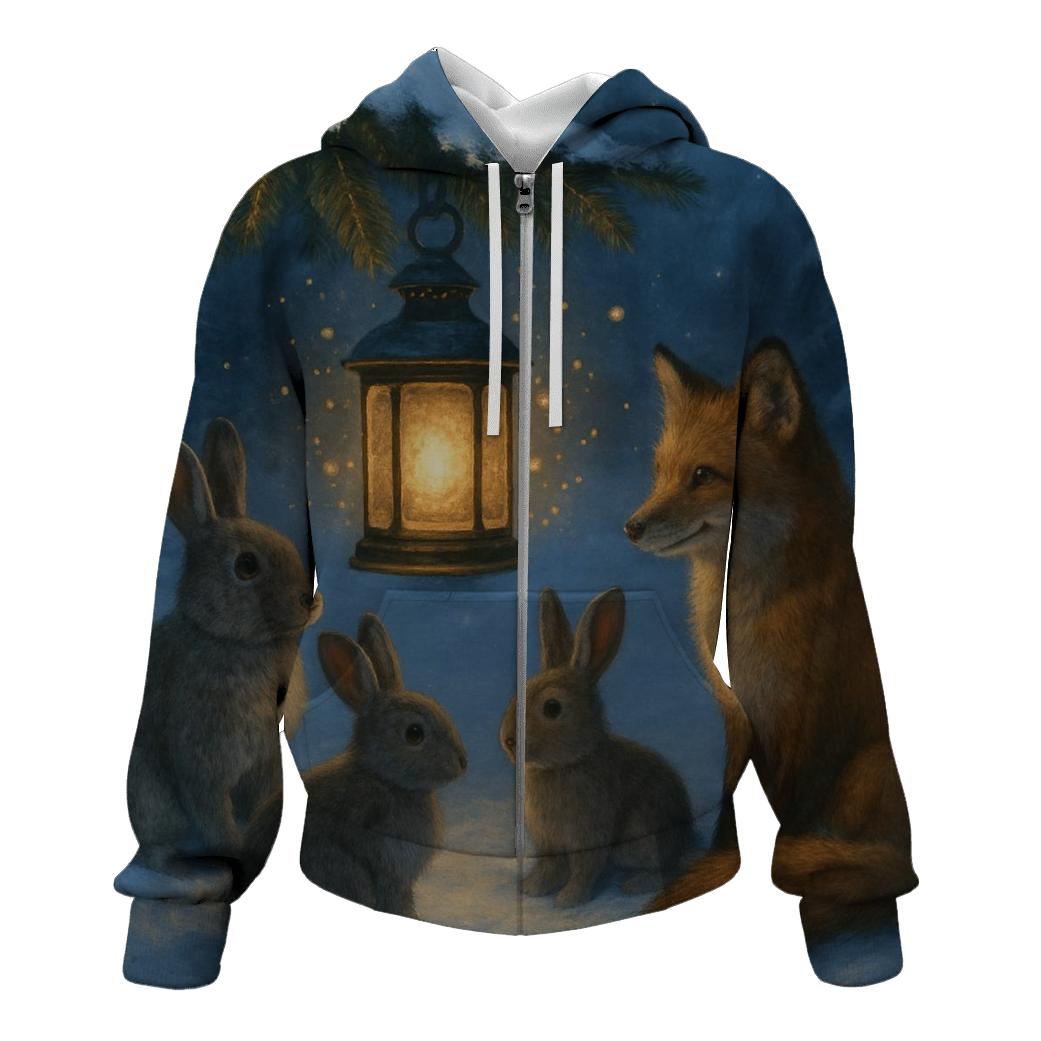Forest Lantern Gathering heavyweight hoodies